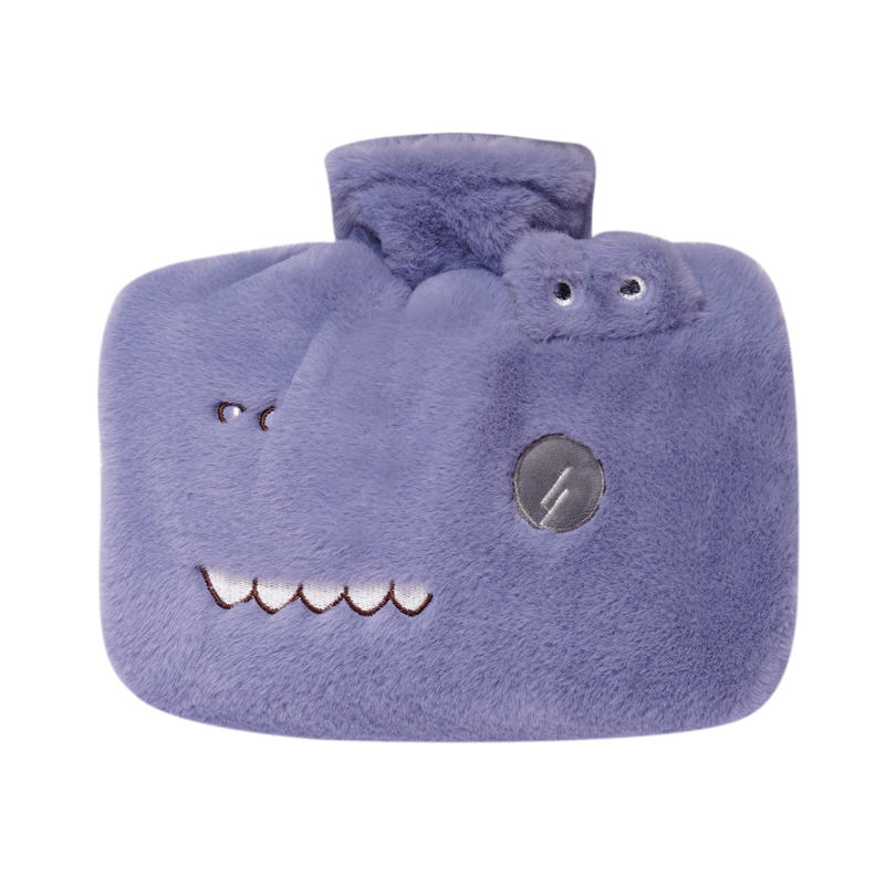 Cute cartoon water-filled water heater bag with removable and washable cover