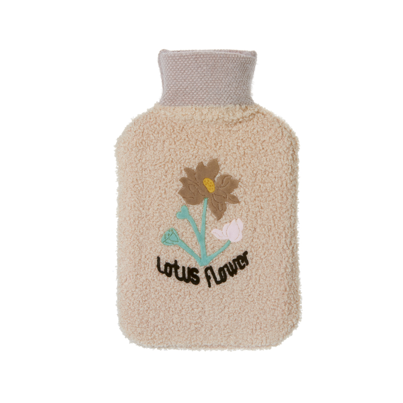 Cartoon wool rubber hot water bag