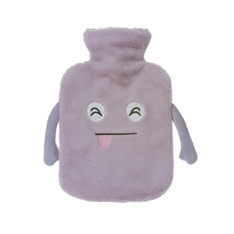 Wacky plush water-filled heater bag