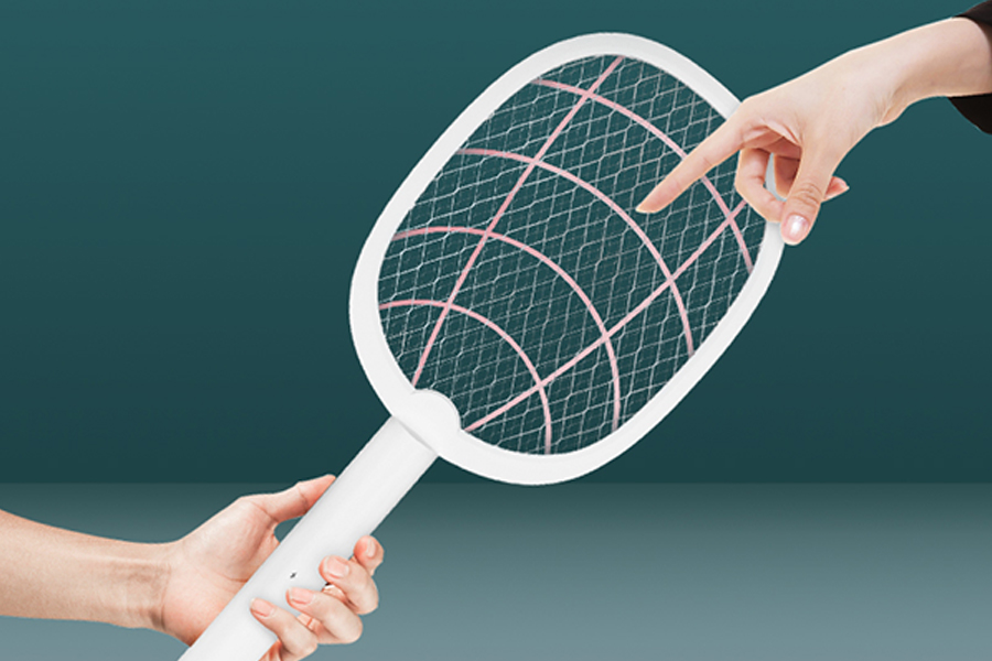 What happens if you touch electric fly swatter?